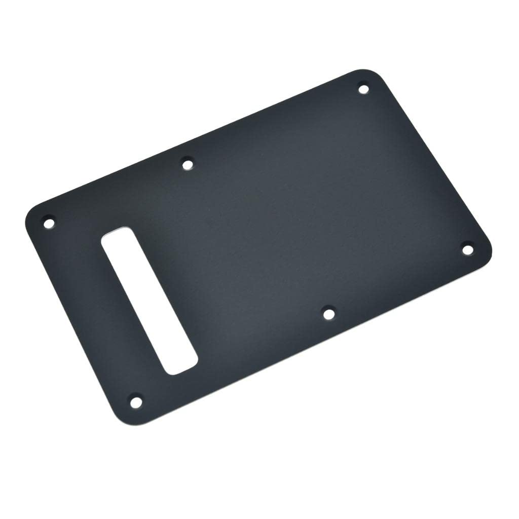 Dopro 11 Hole Matte Aluminum Strat Back Plate Cover Metal Anodized Tremolo Cavity Cover for USA/Mexico ST/Strat/Stratocaster Mat